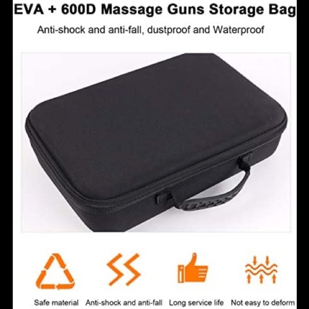 Hard Shell Carry On Protective Black Case - Picture 3 of 15